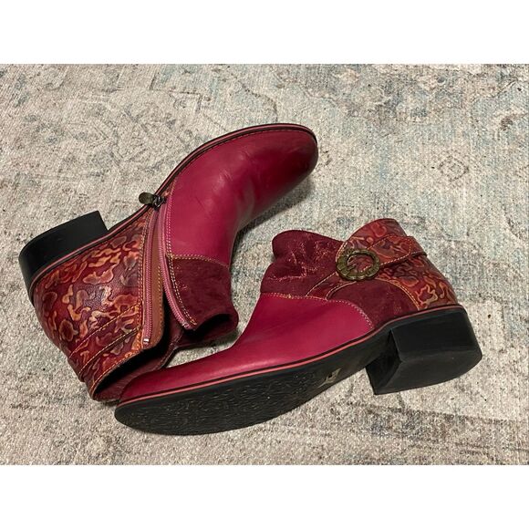 Pikolinos Cuervo Stitched Ankle Boots size 39 - Picture 3 of 6